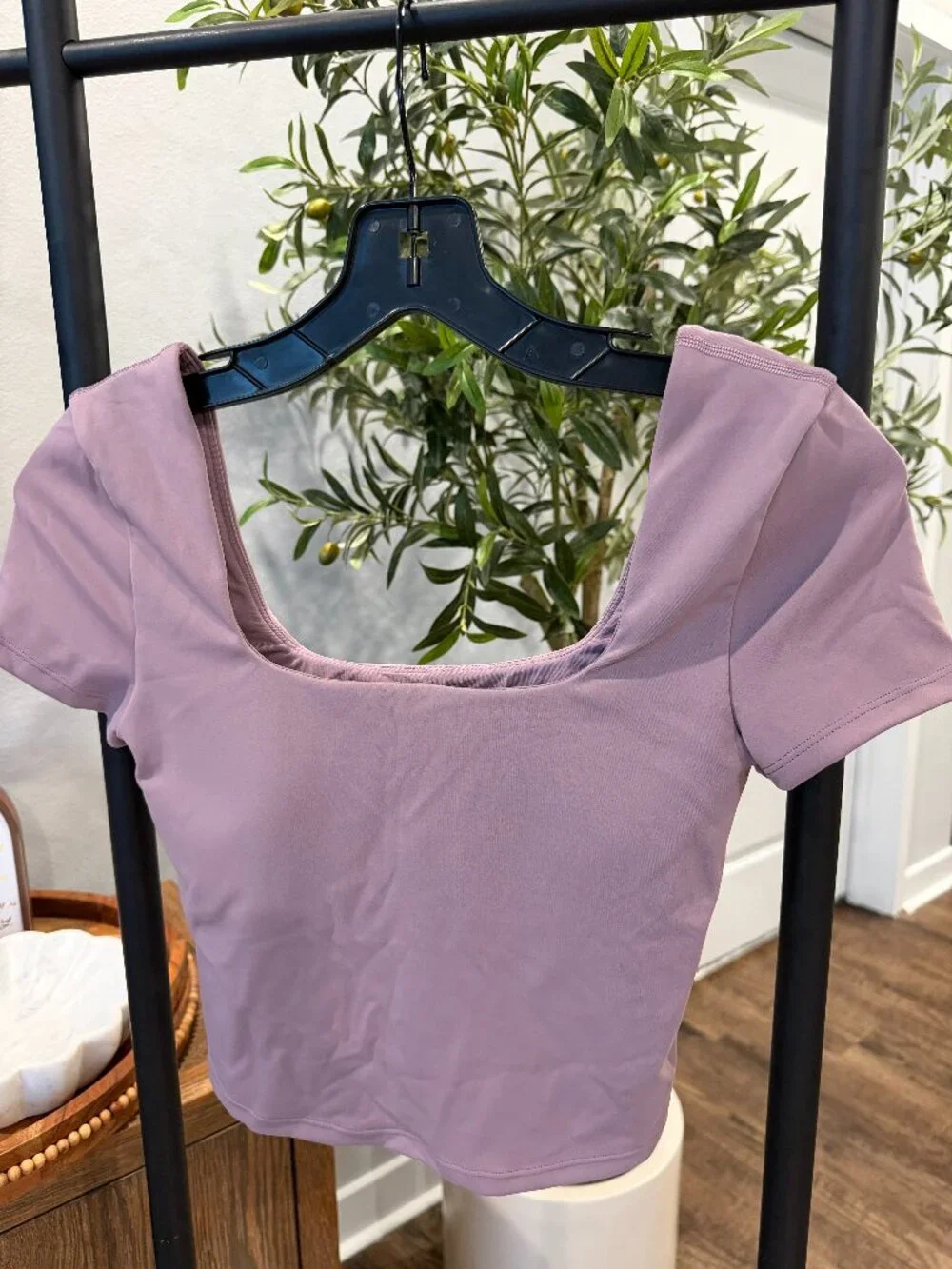 Wunder Under SmoothCover Square-Neck T-Shirt